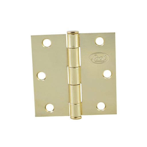 [HC58864] LOCK BISAGRA ACERO CUAD 3.5X3.5 LB