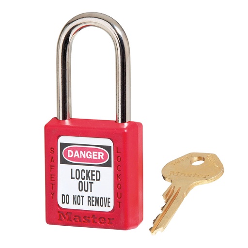 [HC67748] MASTER LOCK CANDADO BLOQUEO   ROJO 38X38MM SAFETY 410RED