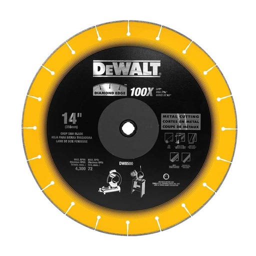 [HC75724] DEWALT DISCO DIAMANTADO 14"X1" DW8500