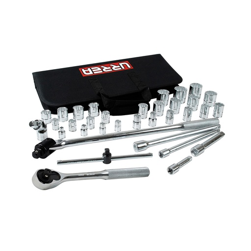 [HC79454] URREA DADOS JGO34PZ 3/8 1/2"5452PT
