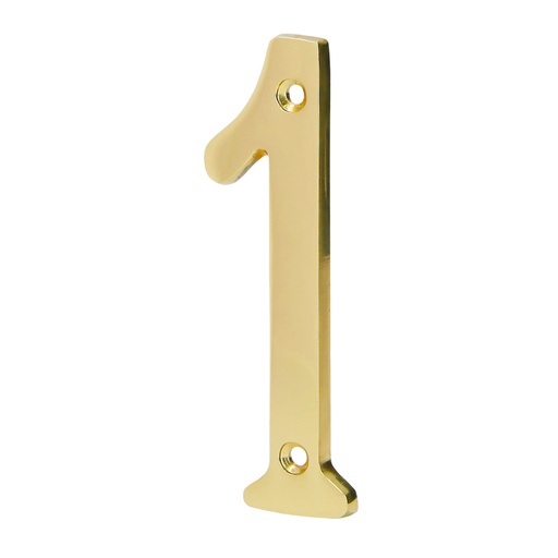 [HC79590] HERMEX NUMERO NUCH-1 4" NO 1 LATON SOLIDO