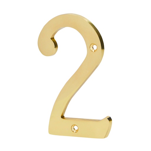 [HC79591] HERMEX NUMERO NUCH-2 4" NO 2 LATON SOLIDO