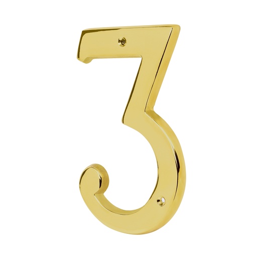 [HC79592] HERMEX NUMERO NUCH-3 4" NO 3 LATON SOLIDO