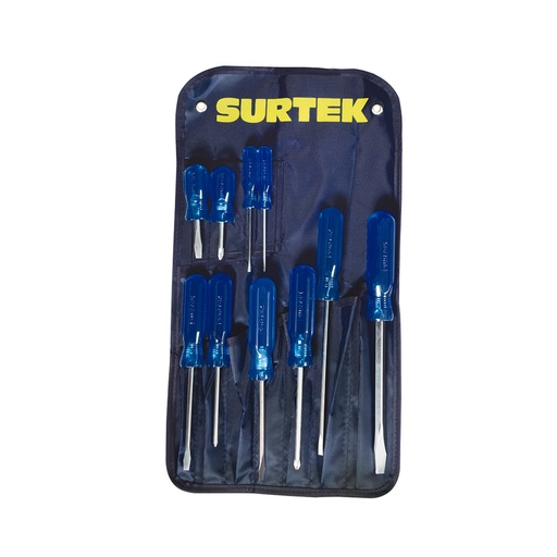 [HC79229] SURTEK JGO 10PZ DESTORNILLADOR S 300D02P