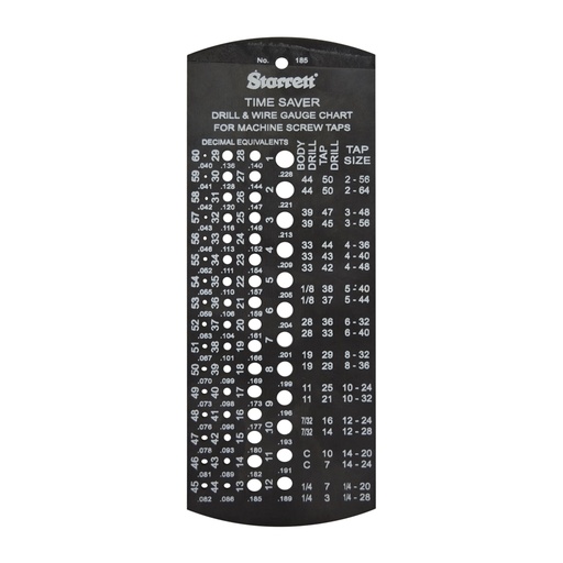 [HC78563] STARRETT CALIBRADOR D/BROCA   Y MACHUELO 185