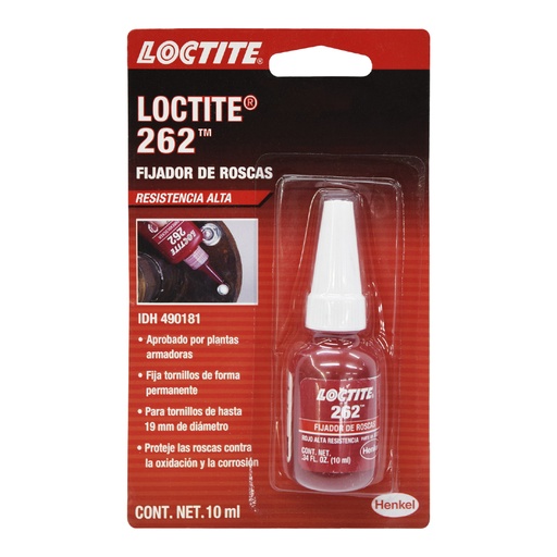 [HC76837] LOCTITE FIJADOR DE ROSCAS LP262-21 10ML
