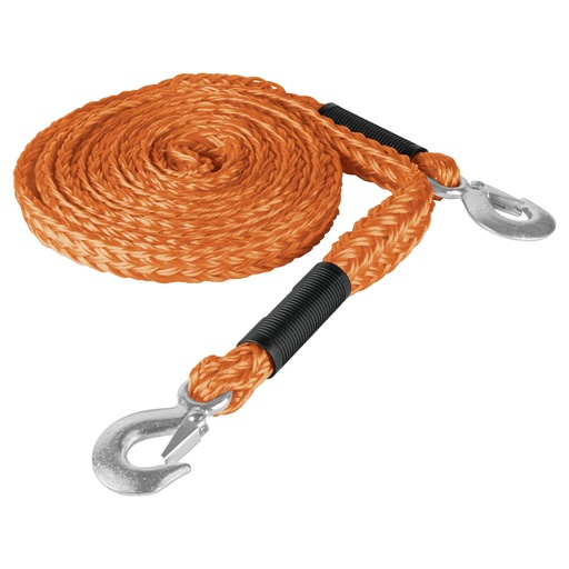 [HC92262] TRUPER CUERDA P/REMOLQUE      27MMX4.5MT C/GANCHOS CREM-7/8X