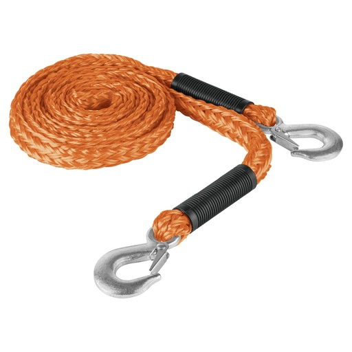 [HC92261] TRUPER CUERDA P/REMOLQUE      22MMX3.5MT C/GANCHOS CREM-5/8X