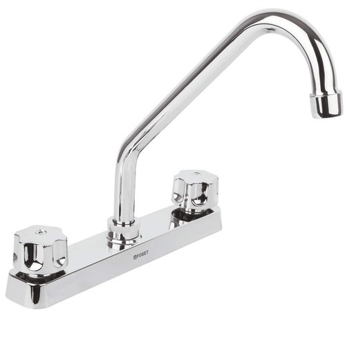 [HC84131] FOSET MEZCLADORA FP-318 8" PLASTICA P/FREGADERO CUELLO LARGO