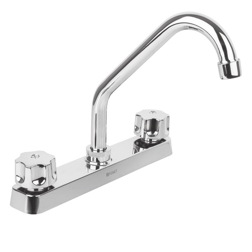 [HC84132] FOSET MEZCLADORA FP-317 8" PLASTICA P/FREGADERO CUELLO CORTO
