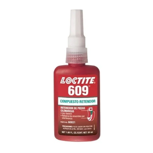 [HC82647] LOCTITE 609-31 COMPUESTO      RETENEDOR 50ML