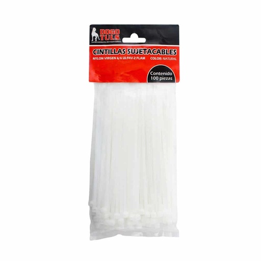 [HC92230] DOGOTULS CINCHO-COLLARIN      100PZ NATURAL 4.8X200MM WL8023