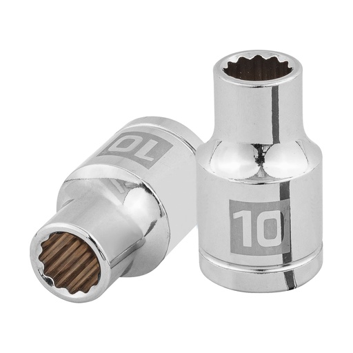 [HC81595] TRUPER DADO D-5410-EM 10MM CUADRO 1/2" 12 PUNTAS MM