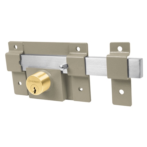 [HC81873] HERMEX CERRADURA BARRA CB-35 LIBRE DOBLE CILINDRO