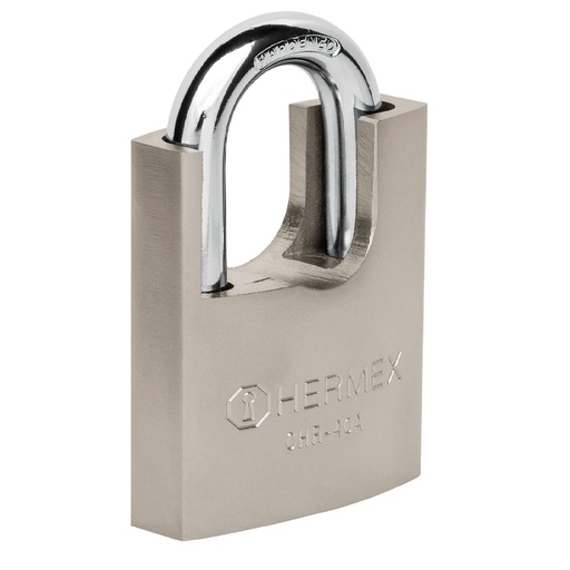 [HC82107] HERMEX CANDADO CHR-40A 40MM HIERRO C/CORAZA LLAVE ANTIGANZUA