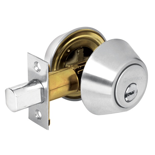 [HC82108] HERMEX CERROJO CERO-32 LLAVE/LLAVE CROMO MATE