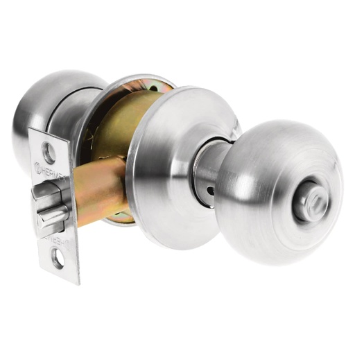 [HC81826] HERMEX CERRADURA CEPO-32R OVAL RECAMARA CROMO MATE