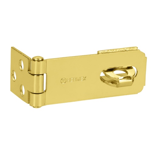 [HC81731] HERMEX PORTACANDADO POCL-250 2 1/2" ACERO LATONADO
