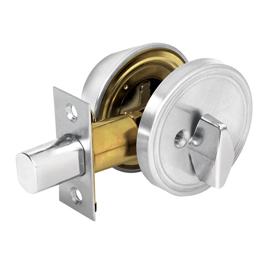 [HC81946] HERMEX CERROJO CERO-31 LLAVE/LLAVE CROMO MATE