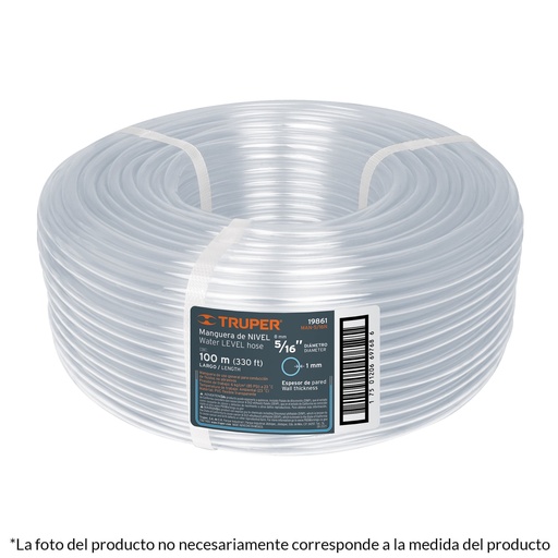 [HC82598] TRUPER MANGUERA DE NIVEL MAN-1/2N 1/2" ROLLO DE 100M