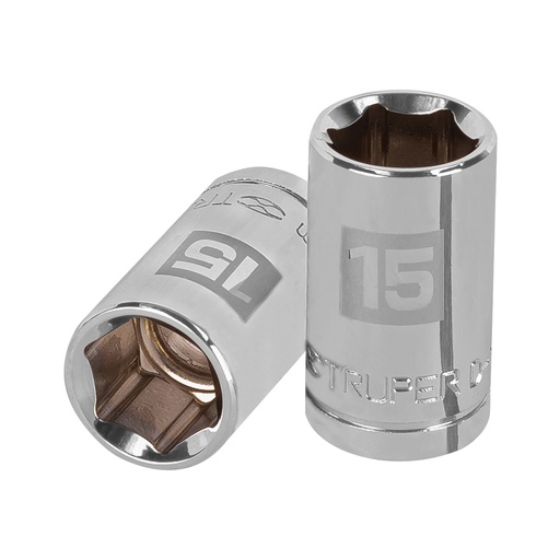 [HC81684] TRUPER DADO D-5415-M 15MM CUADRO 1/2" 6 PUNTAS MM