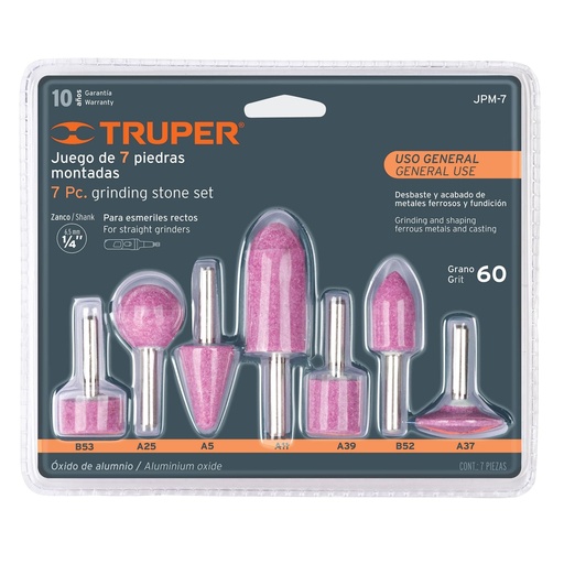 [HC81738] TRUPER PUNTAS MONTADAS JPM-7 7PZA USO GENERAL