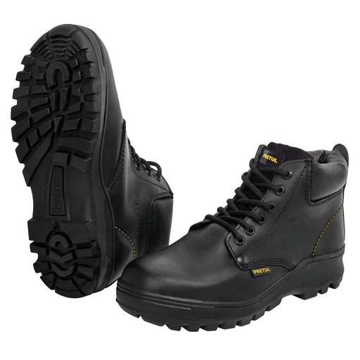[HC81894] PRETUL ZAPATOS ZC-028N NO8 INDUSTRIALES C/CASQUILLO NEGROS