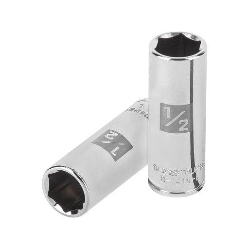 [HC81748] TRUPER DADO D-4716-L 1/2" CUADRO 1/4" LARGO 6 PUNTAS STD