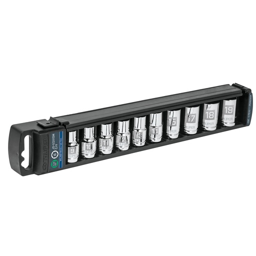 [HC81899] TRUPER JGO DE DADOS MM ESTUCHE10PZS CUADRO 1/2" JD-1/2X10M