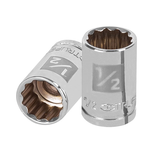 [HC81906] TRUPER DADO D-5216 1/2" CUADRO 3/8" 12 PUNTAS STD