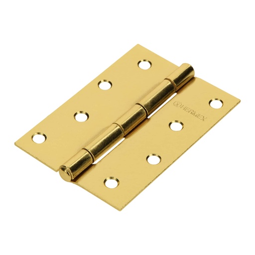 [HC81967] HERMEX BISAGRA BR-401 4" RECTANGULAR LATONADO