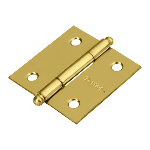 [HC81968] HERMEX BISAGRA BC-201R 2" CUADRADA LATONADA CABEZA REDONDA