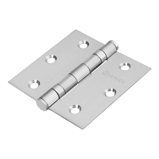 [HC81861] HERMEX BISAGRA BC-304P 3" CUADRADA ACERO INOX CABEZA PLANA