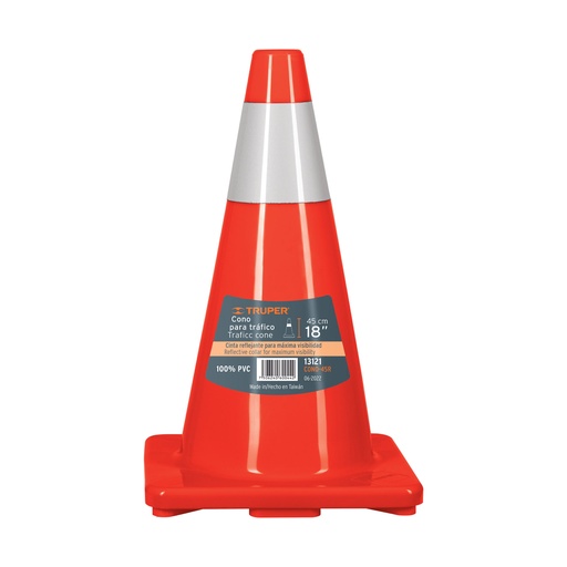 [HC81976] TRUPER CONO DE SEGURIDAD      45CM NJA C/REFLEJANTE
