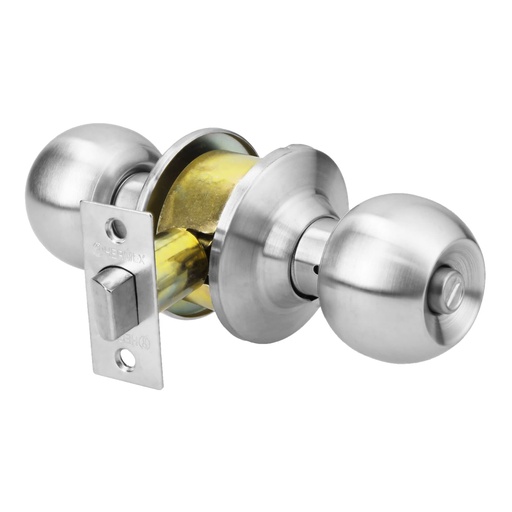 [HC81872] HERMEX CERRADURA CEPO-31B ESFERA BANO CROMO MATE