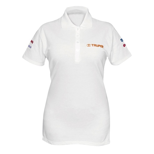 [HC82042] TRUPER PLAYERA POL-BD-M M TIPO POLO P/MUJER BLANCA
