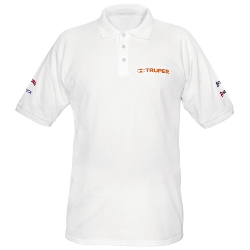 [HC82041] TRUPER PLAYERA POL-BC-XXG XXG TIPO POLO P/HOMBRE BLANCA