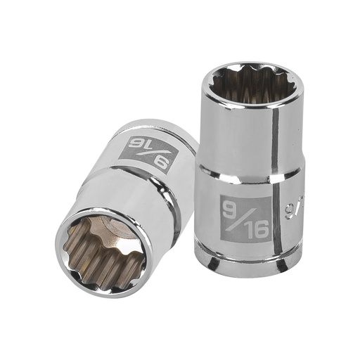 [HC82047] TRUPER DADO D-5418 9/16" CUADRO 1/2" 12 PUNTAS STD
