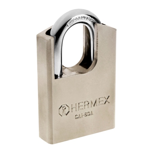 [HC82278] HERMEX CANDADO CAI-60A 60MM ACERO MAXIMA SEGURIDAD