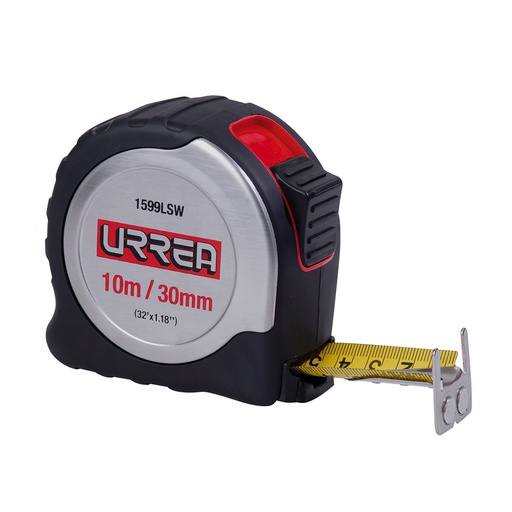 [HC80772] URREA FLEXOMETRO 10MT 30MM    ACERO INOX 1599LSW