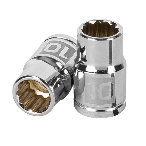 [HC82020] TRUPER DADO D-5210-M 10MM CUADRO 3/8" 12 PUNTAS MM