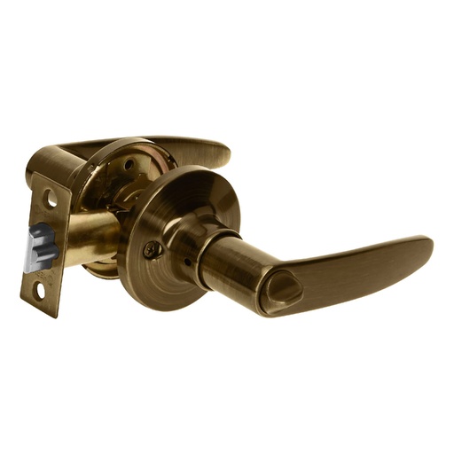 [HC82080] HERMEX CERRADURA CEMA-2R MANIJA P/RECAMARA LATON ANTIGUO