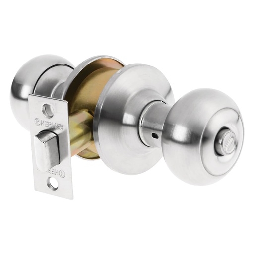 [HC81283] HERMEX CERRADURA CEPO-32B OVAL BANO CROMO MATE