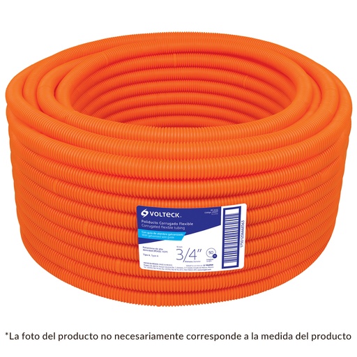 [HC81541] VOLTECH TUBO PF-1/2G 1/2" VOLTECH CORRUGADO FLEXIBLE C/GUIA