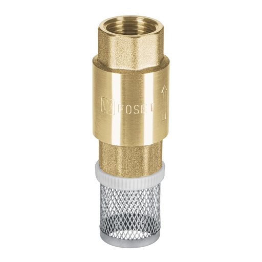 [HC81291] FOSET VALVULA PICHA-1/2X 1/2 PIE PICHANCHA REJILLA AC INOX