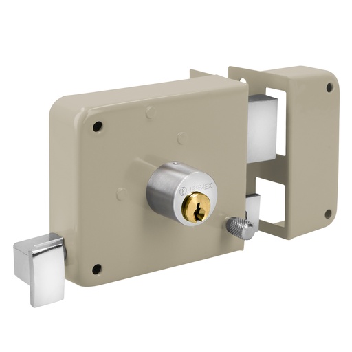 [HC81252] HERMEX CERRADURA CS-75DB SOBPONER DER LLAVE TRAD