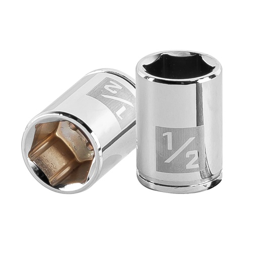 [HC81455] TRUPER DADO D-4716 1/2" CUADRO 1/4" 6 PUNTAS STD