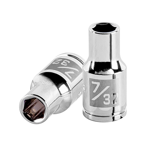 [HC81516] TRUPER DADO D-4707 7/32" CUADRO 1/4" 6 PUNTAS STD