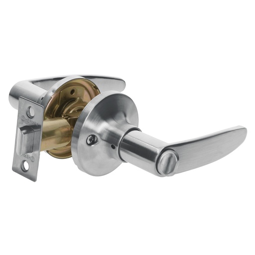 [HC81273] HERMEX CERRADURA CEMA-3B MANIJA P/BANO CROMO MATE