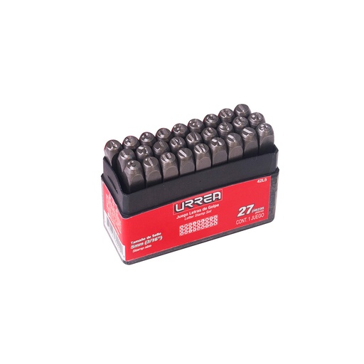[HC27171] URREA JGO LETRAS DE GOLPE     5MM 3/16"